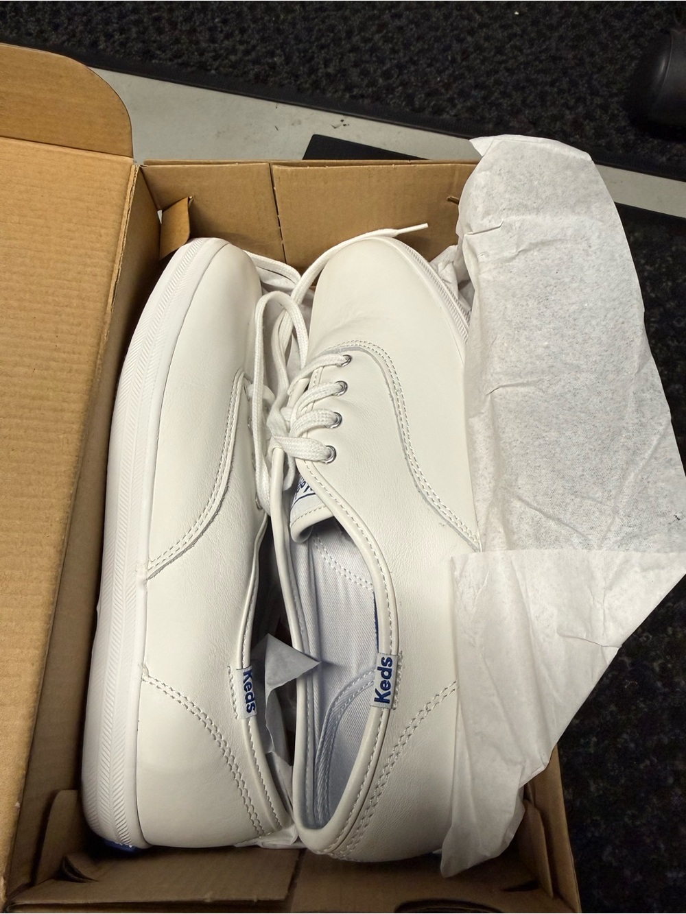 Keds women Champion Leather Sneakers - White